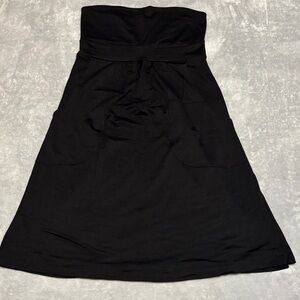 Susana Monaco Classic Black Strapless Dress